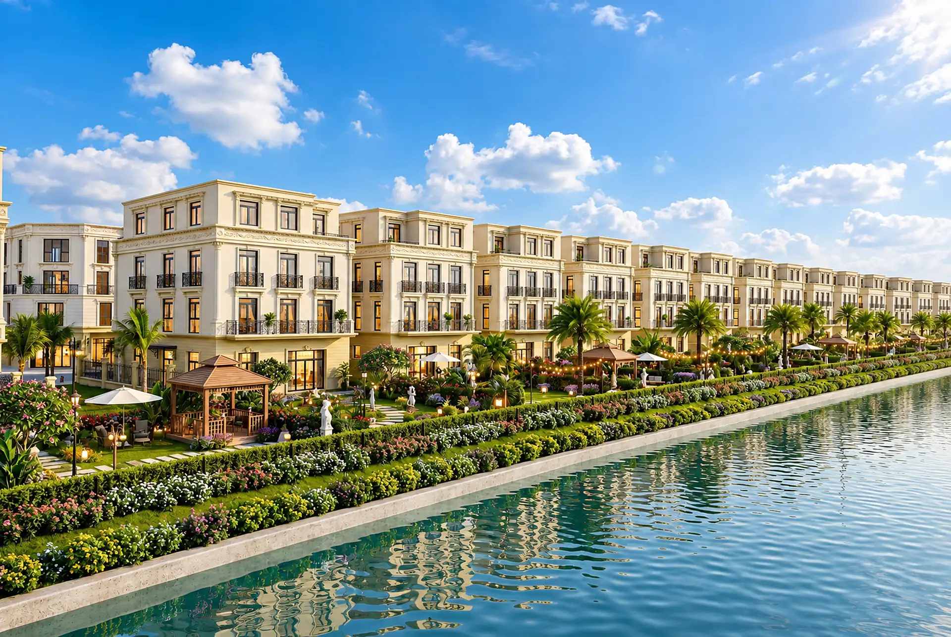 Dinh Thự Đảo Vua sở hữu sân vườn 270 -350 m2