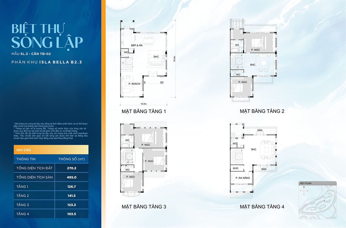Layout thiết kế Biệt thự song lập đảo thiên đường Isla Bella Vinhomes Royal Island Vũ Yên