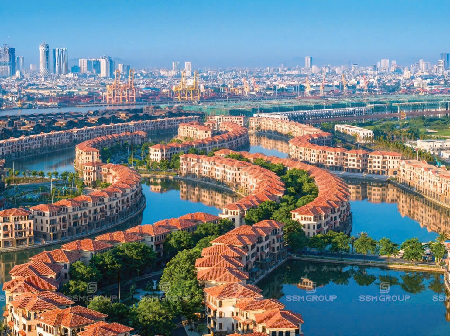 Hình ảnh thực tế phân khu Đảo Thiên Đường Isla Bella Vinhomes Royal Island Vũ Yên