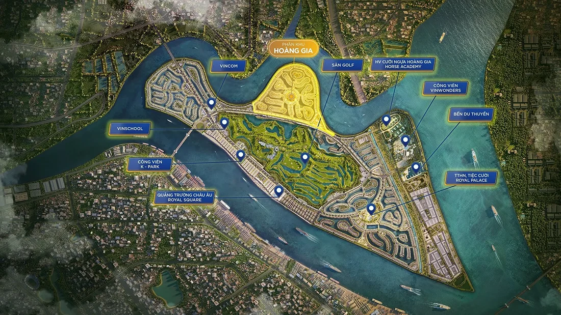 Phân khu Hoàng Gia Vinhomes Royal Island Vũ Yên