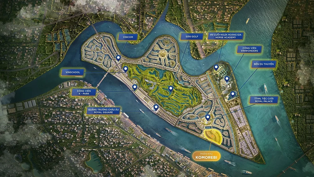 Phân khu Komorebi Vinhomes Royal Island Vũ Yên