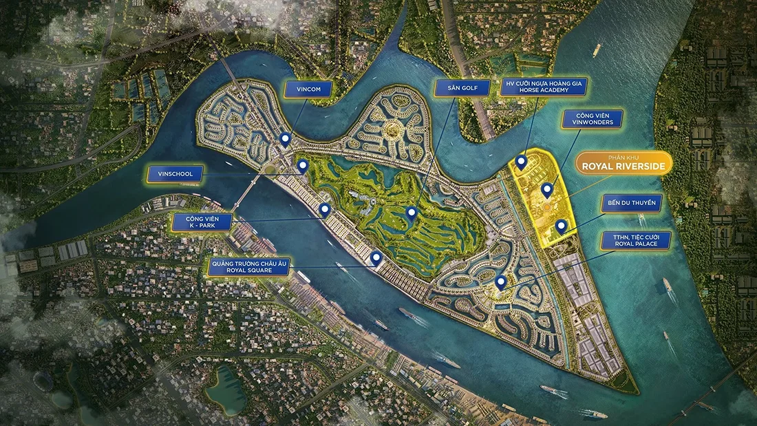 Phân khu Royal Riverside Vinhomes Royal Island Vũ Yên