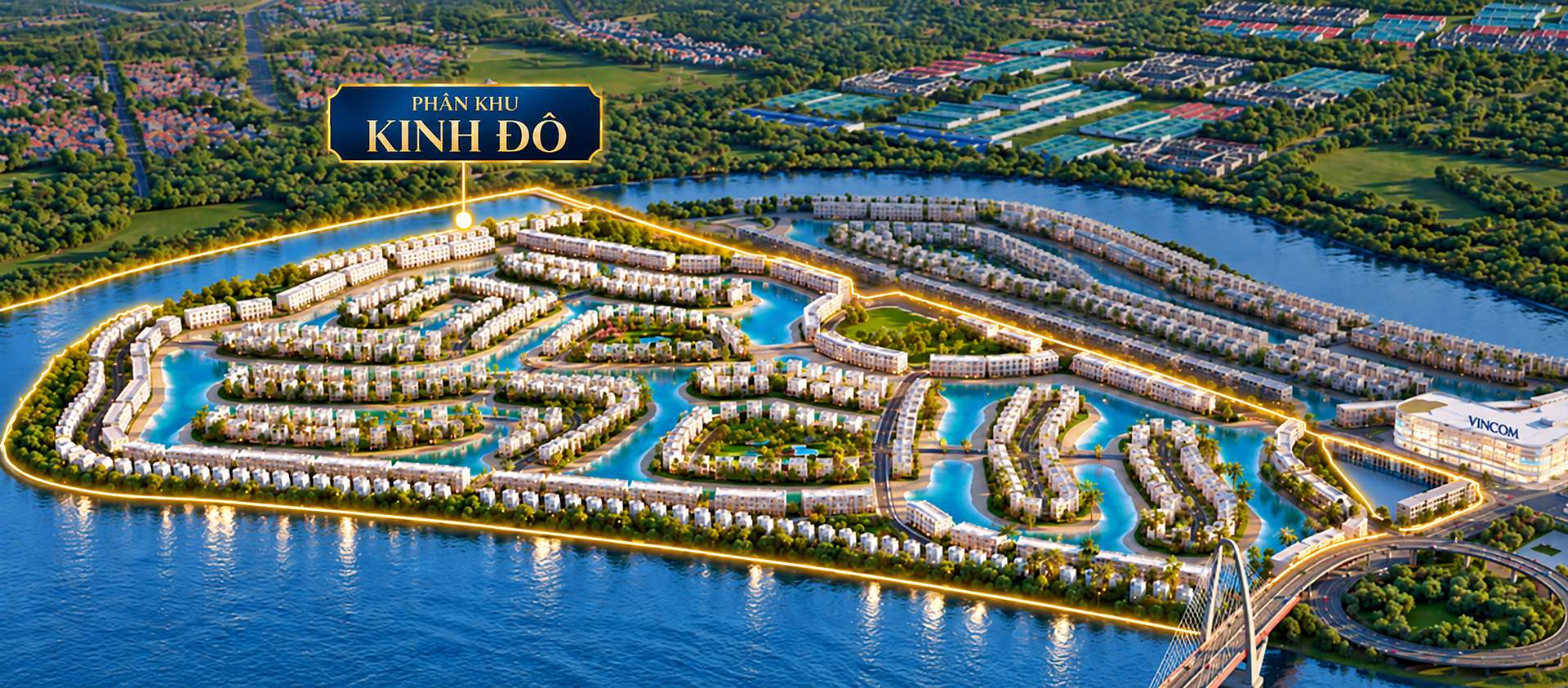 Phối cảnh tổng thể phân khu Kinh Đô Vinhomes Vũ Yên