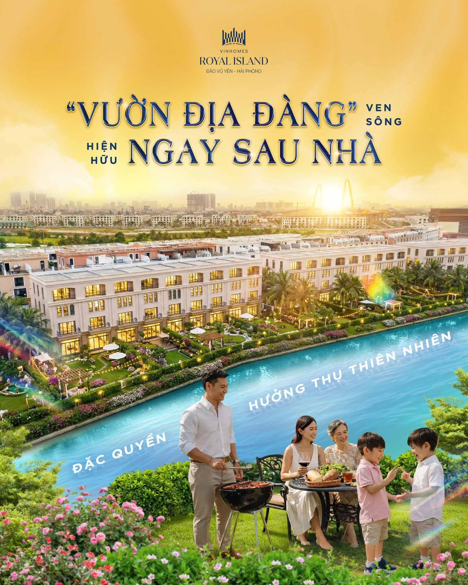 Liền kề đảo vua sân vườn Vinhomes Royal Island Vũ Yên