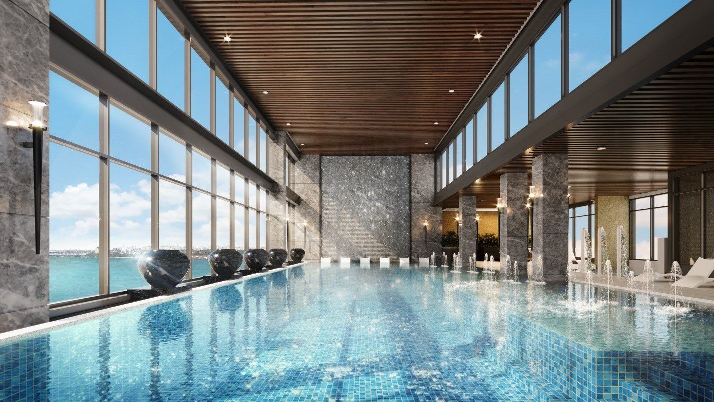 Bể bơi bốn mùa Imperia Royal Island Vũ Yên