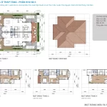 Layout thiết kế từng tầng mẫu SL1 Đảo Thiên Đường