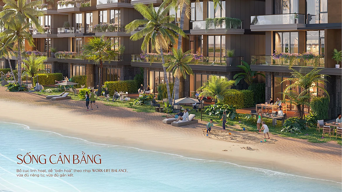Biệt tự song lập The Tropic sở hữu biển mặn sau nhà