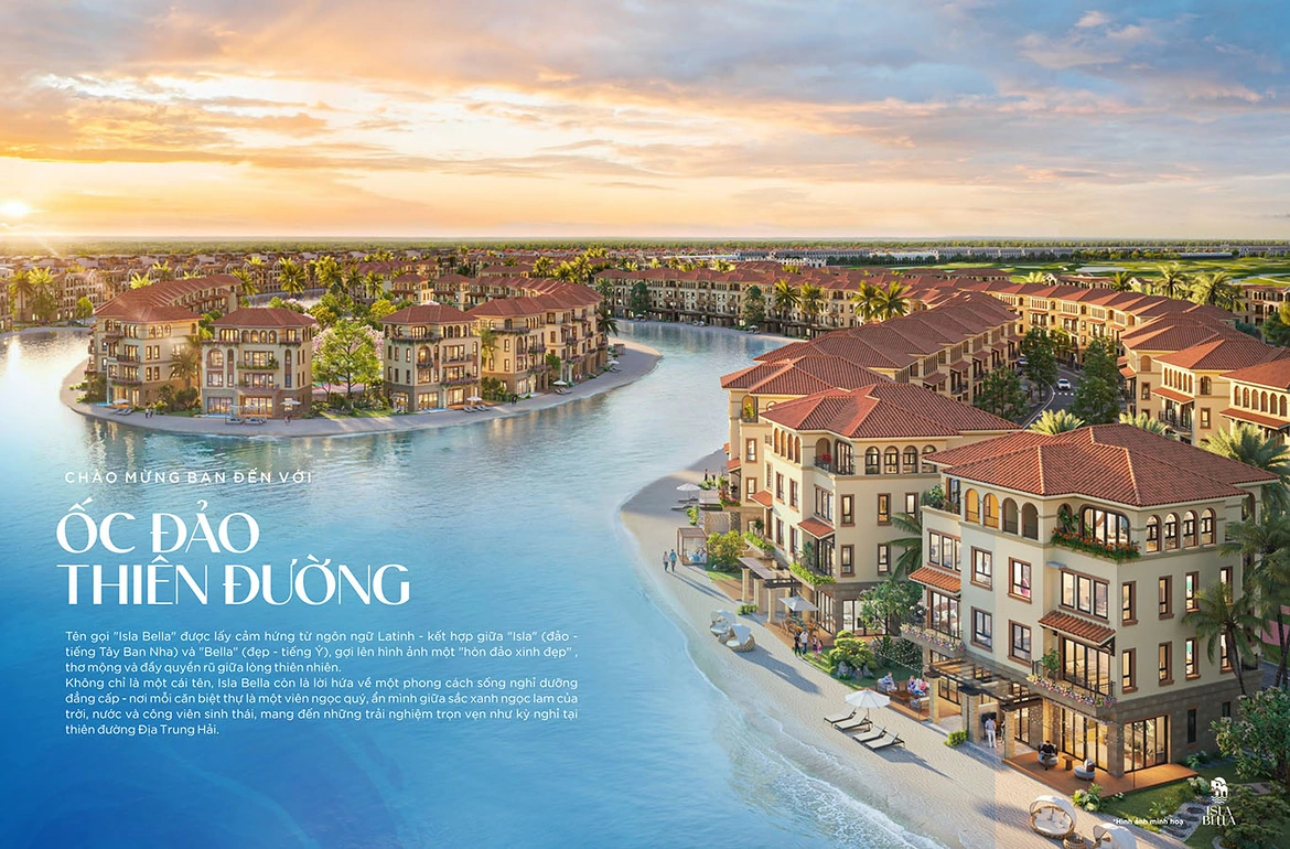 Ốc đảo thiên đường Isla Bella sở hữu kiến trúc Địa Trung Hải khác biệt