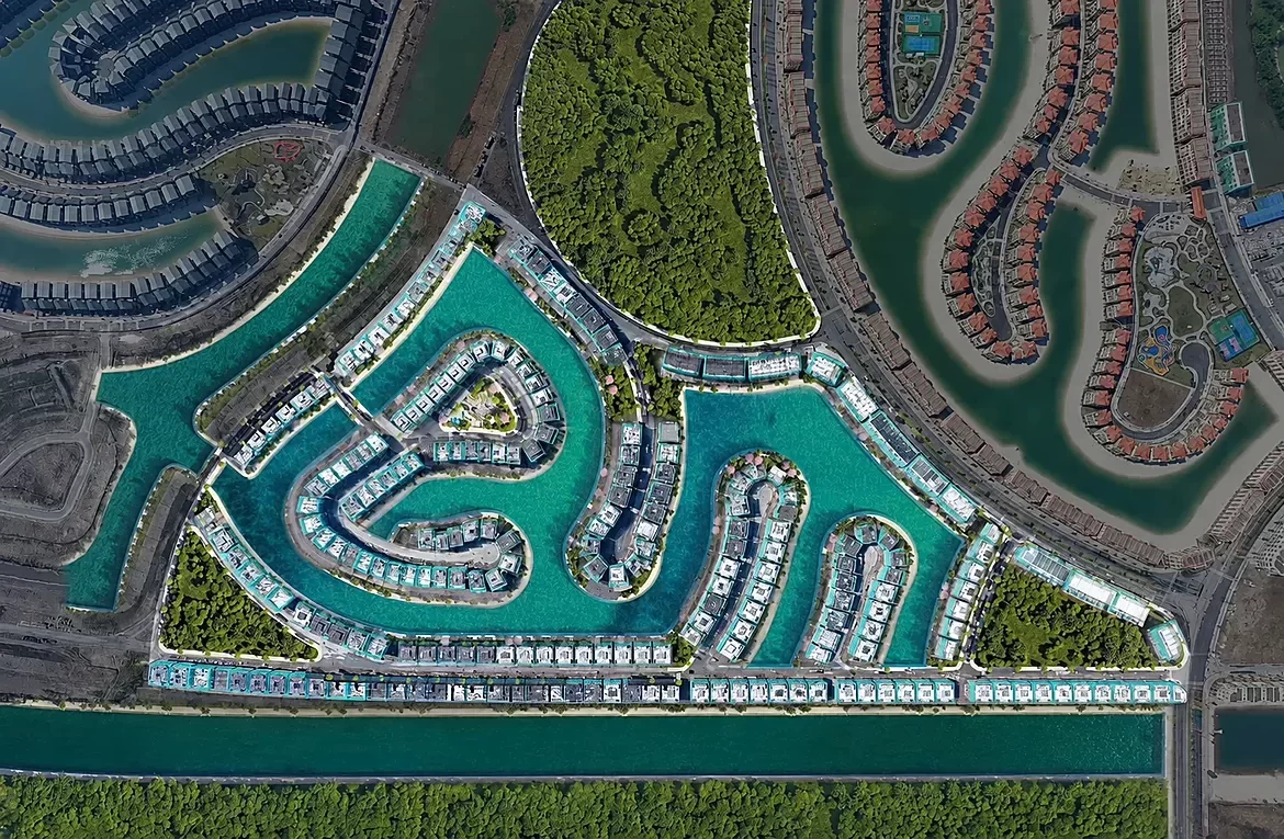 Vị trí phân khu The Tropic giai đoạn 1 view trên cao