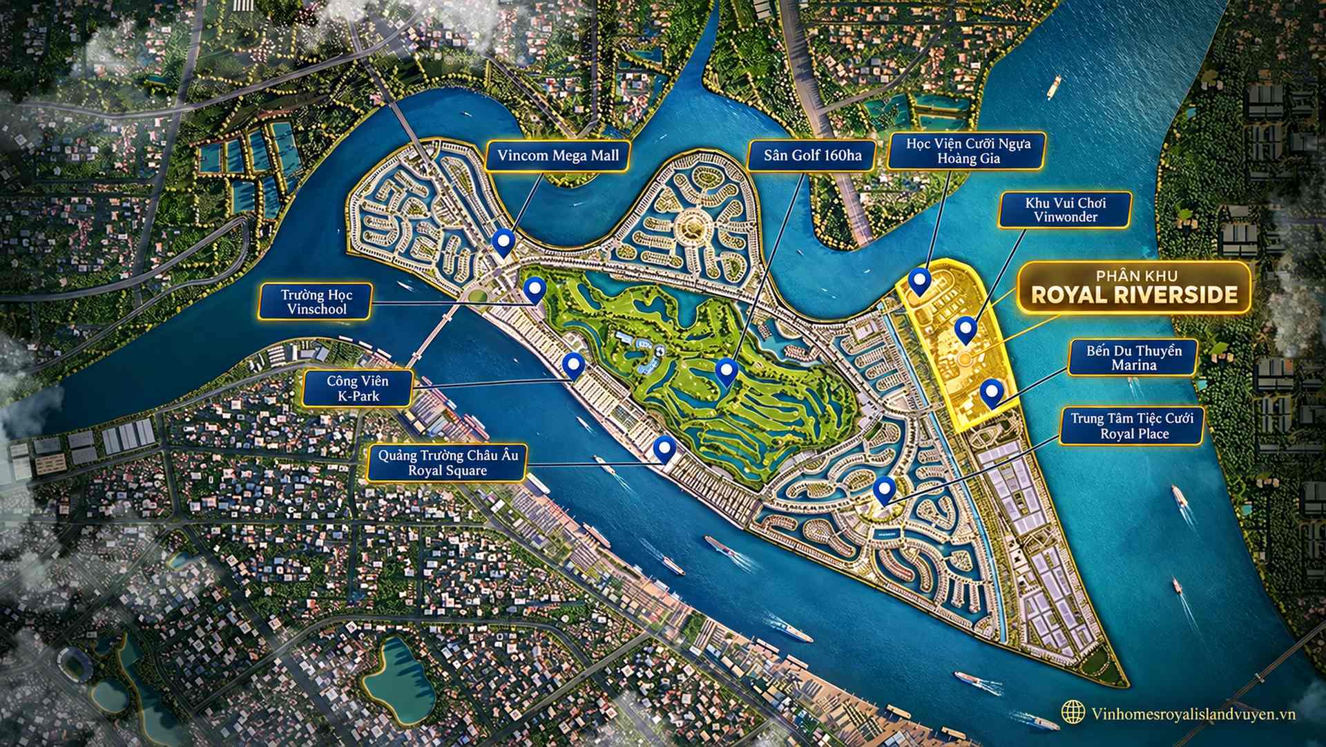 Phân khu Royal Riverside Vinhomes Vũ Yên